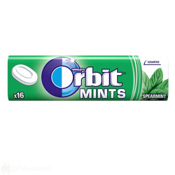 Бонбони - Orbit - drops mints - зелени - 16бр.