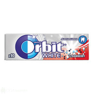 Дъвки - Orbit - White Strawberry - 10 дражета Дъвки - Orbit - White Strawberry - 10 дражета
