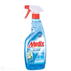 Препарат за почистване на прозорци - помпа  - Medix - 500мл.