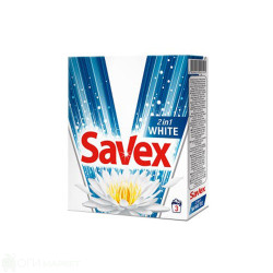Прах за пране - Exo Savex - за бяло - 2 в 1 - 300гр.