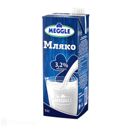 Прясно мляко - Meggle - 3.2% - 1л.
