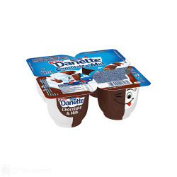Млечен десерт - Danette - шоколад и мляко - 4х70гр.
