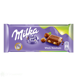 Шоколад - Milka - цял лешник - 0.100гр.
