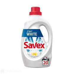 Гел за пране - Savex - бяло - 20 пранета - 1.1л.