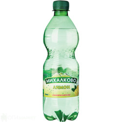 Минерална вода - Михалково - газирана - с лимон - 1.5л.