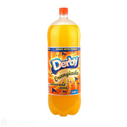 Газирана напитка - Derby - оранжада - 3л.