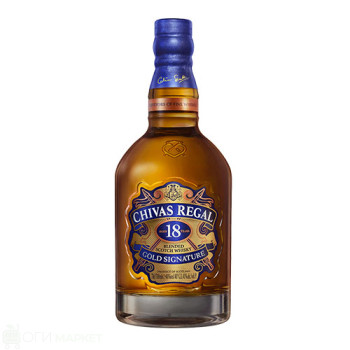Уиски - Chivas Regal - 18 годишно - 0.7л.