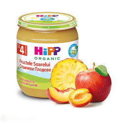 Плодово пюре - HIPP - слънчеви плодове - 125гр.