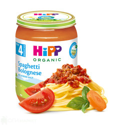 Пюре - HIPP - спагети болонезе - 190гр.