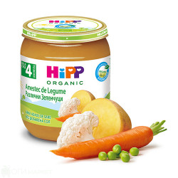 Зеленчуково пюре - HIPP - различни зеленчуци - 125гр.