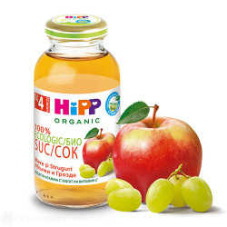Напитка - HIPP - ябълка и грозде - 200мл.