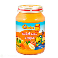 Плодово пюре - Слънчо - микс с круши - 190гр.