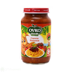 Зеленчуково пюре - Ovko - спагети болонезе - 200гр.