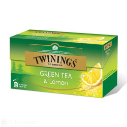 Чай - Twinings - зелен с лимон - 25бр.