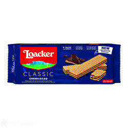 Вафли - Loacker - крем какао - 0.175гр.