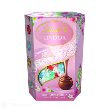 Шоколадови бонбони - Lindor - летен микс - 200гр.