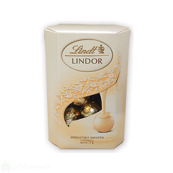 Шоколадови бонбони - Lindor - бял шоколад - 200гр.