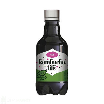 Напитка - Кombucha - роза - 330мл.