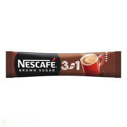 Разтворимо кафе - Nescafe - 3в1 - с кафява захар - 16.5гр.