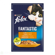 Пауч - котешки - Felix - пиле - 85гр. Пауч - котешки - Felix - пиле - 85гр.