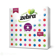 Салфетки - Zebra - точки - 45бр.
