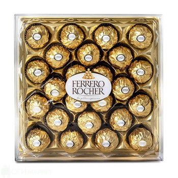 Шоколадови бонбони - Ferrero Rocher - диамант - 300гр.