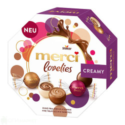 Шоколадови бонбони - Merci - creamy - 185гр.