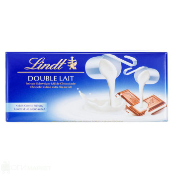 Шоколад - Lindt - двойно млечен - 0.100гр.