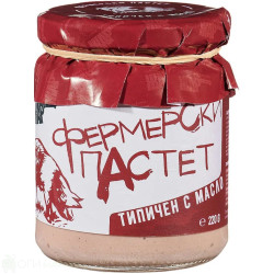 Пастет Фермерски свински с масло 220гр. Пастет Фермерски свински с масло 220гр.