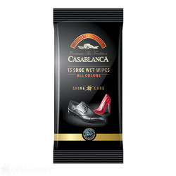 Мокри кърпи - Casablanca - за обувки - 15бр.
