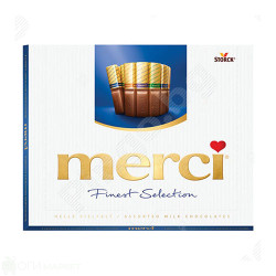 Шоколадови бонбони - Merci - сини - 250гр.