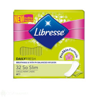 Дамски превръзки - Libresse - ежедневни - So Slim - 32бр. Дамски превръзки - Libresse - ежедневни - So Slim - 32бр.