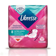 Дамски превръзки - Libresse - ultra long - 8бр. Дамски превръзки - Libresse - ultra long - 8бр.