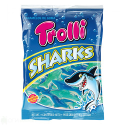 Бонбони - Trolli - акули - 100гр.