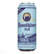 Бира - Benediktiner hell - кен - 0.5л.