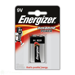 Батерия - Energizer Alkaline Power - алкална - 9V -1бр.