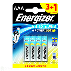 Батерия - Energizer - алкална - Max AAA 1.5V - 4бр
