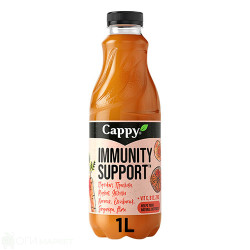 Напитка - Cappy - имунитет - праскова и морков - 1л.