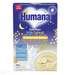 Kаша - Humana - пълнозърнеста с банан - 200гр.