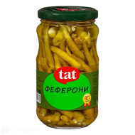 Люти чушлета - tat - Феферони - зелени - 330гр. Люти чушлета - tat - Феферони - зелени - 330гр.