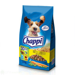 Кучешка храна - Chappi - суха - пиле и зеленчук - 2.700кг.