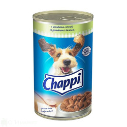 Кучешка храна - Chappi- консерва - говеждо и птиче - 1.200кг.
