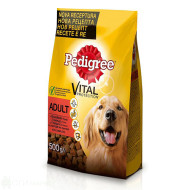 Кучешка храна - Pedigree - суха - говеждо и птиче месо - 500гр.
