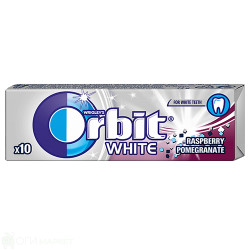 Дъвки - Orbit White - малина и нар - 10 дражета