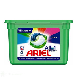 Капсули за пране - Ariel color - 12бр.
