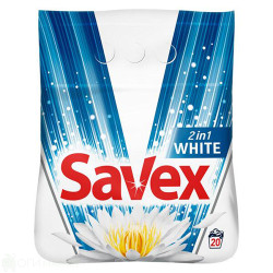 Прах за пране - Exo Savex - за бяло - 2в1 - 1.8кг.