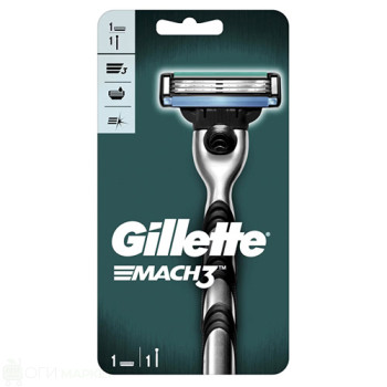 Самобръсначка - Gillette - Mach 3 - 1бр.