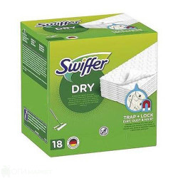 Сухи кърпи за под - Swiffer - 18бр. 