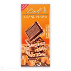 Шоколад - Lindt - Les Grand - бадеми , карамел и морска сол - 0.150гр.