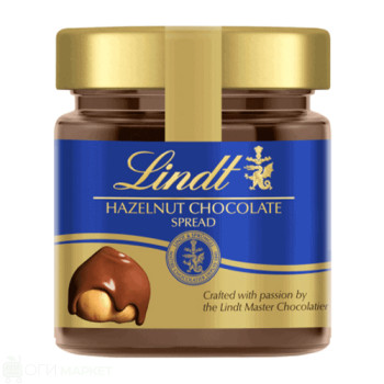 Течен шоколад - Lindt -  лешници - 200гр. 